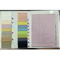High Quality 100% Linen Women's Quick-Dry Breathable Dress Tear-Resistant Woven Check Printed Grid Stock Fabric Upholstery Sofa