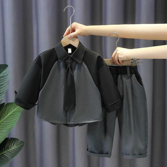 Fashion Boy Spring Autumn Suits Gentleman Style 2pcs Boutique Kids Boys Clothing Sets Fashion Boy Spring Autumn Suits Gentleman Style 2pcs Boutique Kids Boys Clothing Sets
