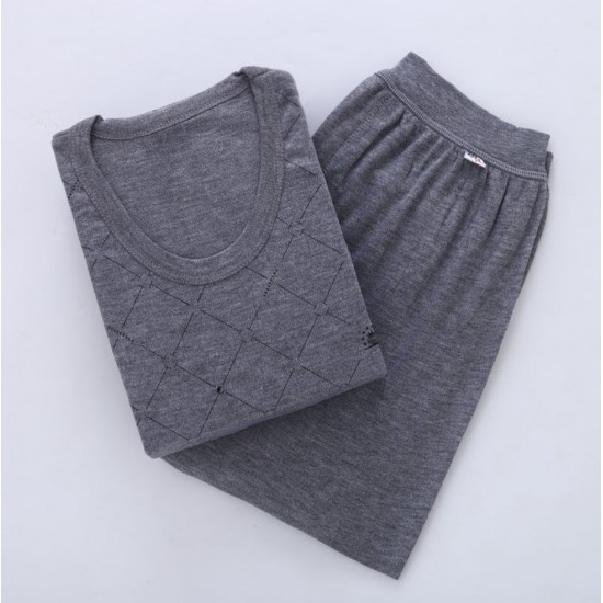 Men's Long Johns Suit men's Thin Line Clothing Line Pants Medium Blue Warm Underwear For The Aged Men's Long Johns Suit men's Thin Line Clothing Line Pants Medium Blue Warm Underwear For The Aged