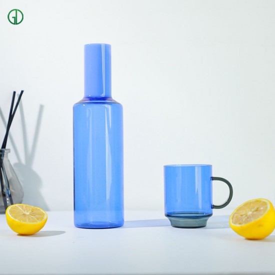 Custom Nordic Borosilicate Glass Pitcher Carafe with Cup Set Water Jug Oem Eco Material for Kitchen Custom Nordic Borosilicate Glass Pitcher Carafe with Cup Set Water Jug Oem Eco Material for Kitchen