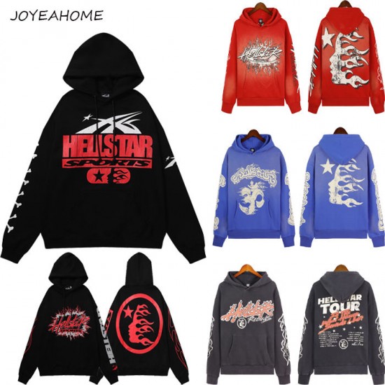New Retro Fashion Brand 100% Cotton American Letter-printed Casual Hoodie is the Same for Men and Women New Retro Fashion Brand 100% Cotton American Letter-printed Casual Hoodie is the Same for Men and Women