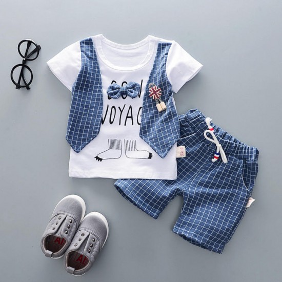 Wholesale Summer Kids Clothing Sets Boy Casual Children's Wear Toddler Boys T-shirt Shorts 2 Pieces Baby Clothes Sets Wholesale Summer Kids Clothing Sets Boy Casual Children's Wear Toddler Boys T-shirt Shorts 2 Pieces Baby Clothes Sets