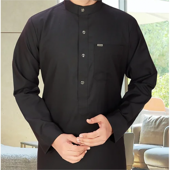 Men's V-Neck Long Sleeves Linen Kaftan Thobe Plus Size Arabic Prayer Eid Clothes Night Gown Shirt Loungewear for Eid & Prayer Men's V-Neck Long Sleeves Linen Kaftan Thobe Plus Size Arabic Prayer Eid Clothes Night Gown Shirt Loungewear for Eid & Prayer