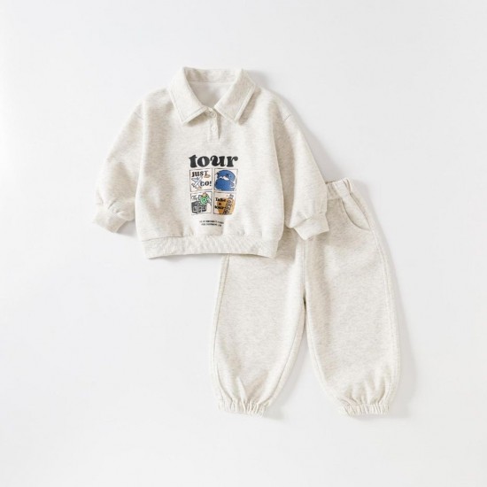 Wholesale Bulk 64% Cotton 36% Polyester Long Sleeve 2 Pieces Hoodie Pants Boy Kids Children's Clothing Set Wholesale Bulk 64% Cotton 36% Polyester Long Sleeve 2 Pieces Hoodie Pants Boy Kids Children's Clothing Set