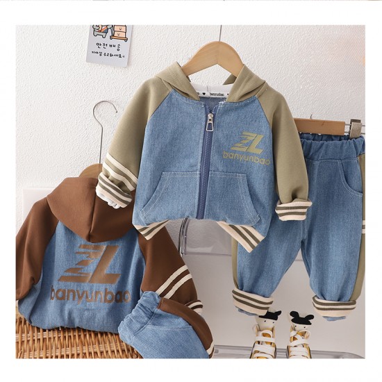 Boy Casual Zipper Hoodie Pants&trousers Two Pieces Clothing Toddler Kids Tracksuit Outfit Children Clothes Sets Baby Boy Casual Zipper Hoodie Pants&trousers Two Pieces Clothing Toddler Kids Tracksuit Outfit Children Clothes Sets Baby