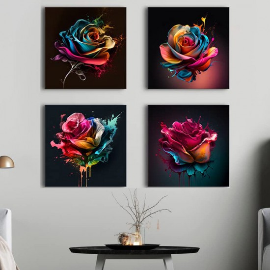 Crystal porcelain rose luxury wall art flower pictures and prints oil painting living room home decoration painting Crystal porcelain rose luxury wall art flower pictures and prints oil painting living room home decoration painting