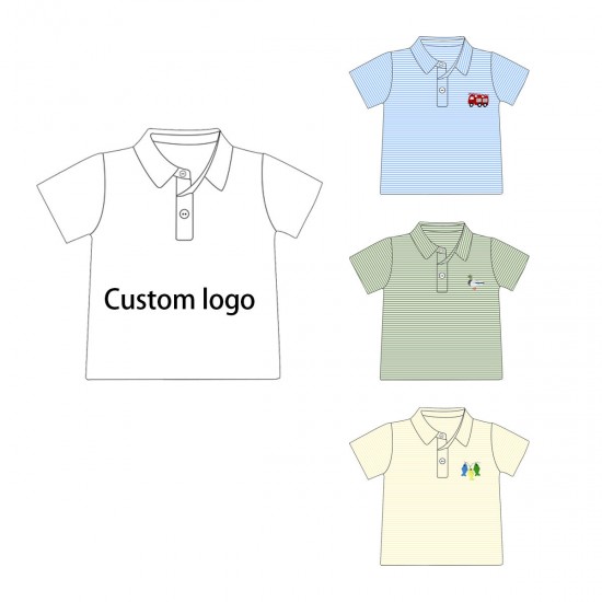 Factory Design Wholesale Kids Shirt Custom Embroidery Organic Cotton Boys Polo Shirt Factory Design Wholesale Kids Shirt Custom Embroidery Organic Cotton Boys Polo Shirt