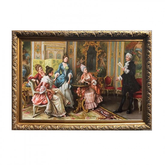 European Classical Figures Pure Handmade oil painting High-end Academy Of Fine Arts Painter Linmu Works Castle Han European Classical Figures Pure Handmade oil painting High-end Academy Of Fine Arts Painter Linmu Works Castle Han