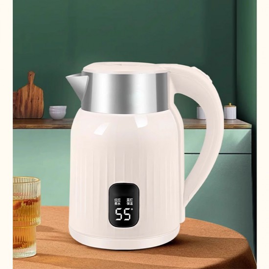 304 Stainless Steel Household Fast Boiling Water Electric Kettle 3L Bpa Free Double Wall Hot Water Boiler Tea Machine 304 Stainless Steel Household Fast Boiling Water Electric Kettle 3L Bpa Free Double Wall Hot Water Boiler Tea Machine