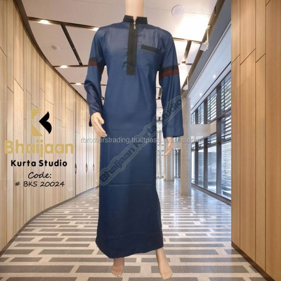 Men's XXL Black Arabic Jubba Design Polyester Thobe Fashionable Direct Factory Supply Breathable Short Sleeves for Boys Men's XXL Black Arabic Jubba Design Polyester Thobe Fashionable Direct Factory Supply Breathable Short Sleeves for Boys